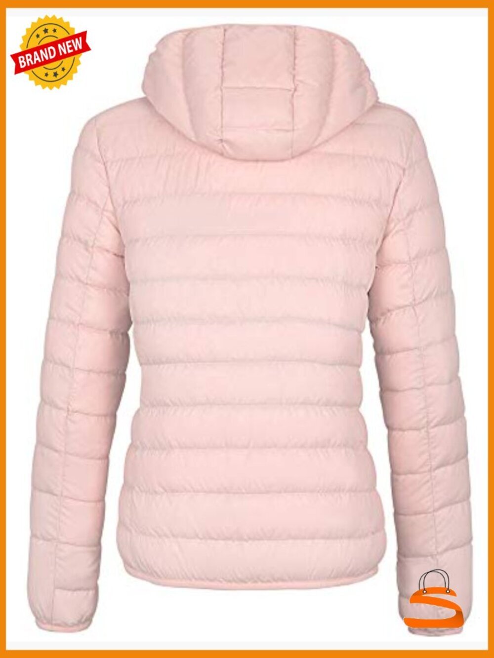 Lightweight Packable Hooded Down Jacket Puffer Coat Travel - Picture 3 of 7